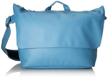 BREE Unisex-Erwachsene Punch 731, Provenc. Blue, Messenger W19 Umhängetasche Blau (Provincial Blue) im Sale